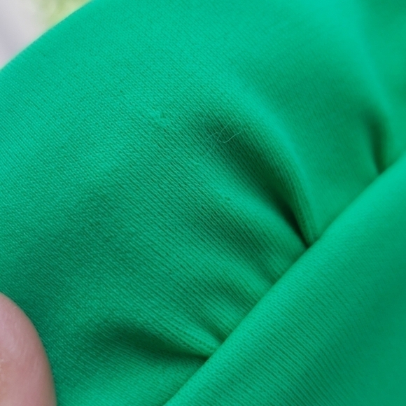 NWT ABS Allen Schwartz Neon Pink Blue Bandeau Strapless Bikini Top - Picture 7 of 8